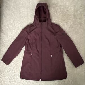 Andrew Marc Women’s Water Repellent Jacket Size XL Color Brick Red